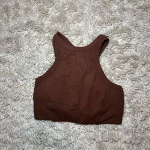 Lululemon ribbed nulu high neck bra